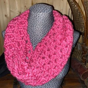 Pink Infinity Scarf Cowl